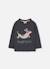 T-shirt en maille garçon imprimé lapin Gris 2 - vertbaudet enfant 