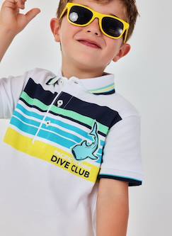 -Polo en coton imprimé pour enfant