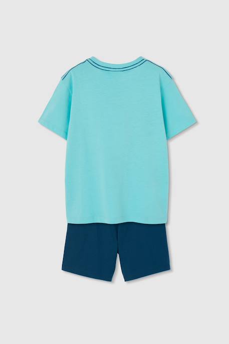 Ensemble t-shirt et short coton Vert 4 - vertbaudet enfant 