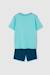Ensemble t-shirt et short coton Vert 4 - vertbaudet enfant 