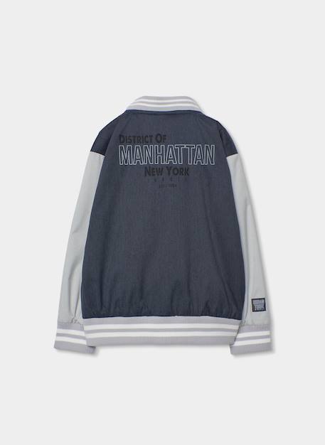 Blouson aviateur enfant tissu technique Gris 3 - vertbaudet enfant 