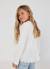 T-shirt fille en coton Blanc 2 - vertbaudet enfant 