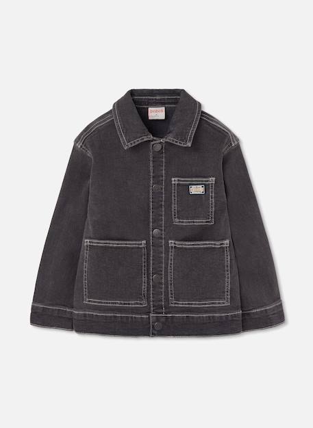 Veste en jean pour garçon Gris 2 - vertbaudet enfant 