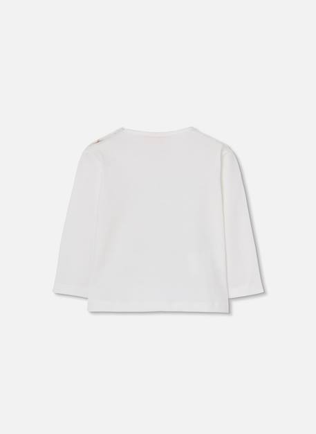 T-shirt fille en maille imprimé thunder power Blanc 3 - vertbaudet enfant 