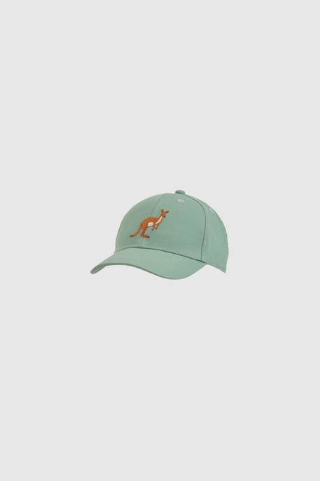 Casquette coton kangourou Vert 2 - vertbaudet enfant 