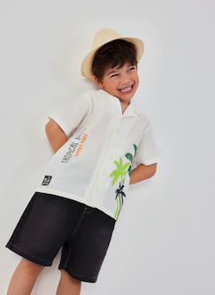 -Chemise popeline palmiers