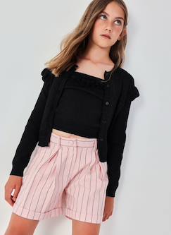 -Short rayé fille