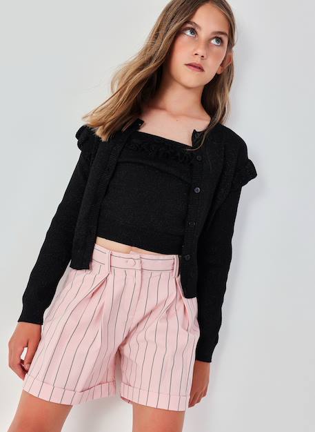 Fille-Short-Short rayé fille