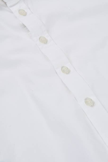 Chemise oxford garçon Blanc 3 - vertbaudet enfant 