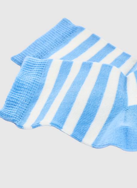 Lot de 3 paires de chaussettes en coton à rayures Jaune 2 - vertbaudet enfant 