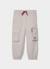 Pantalon enfant coton élastique Beige 2 - vertbaudet enfant 