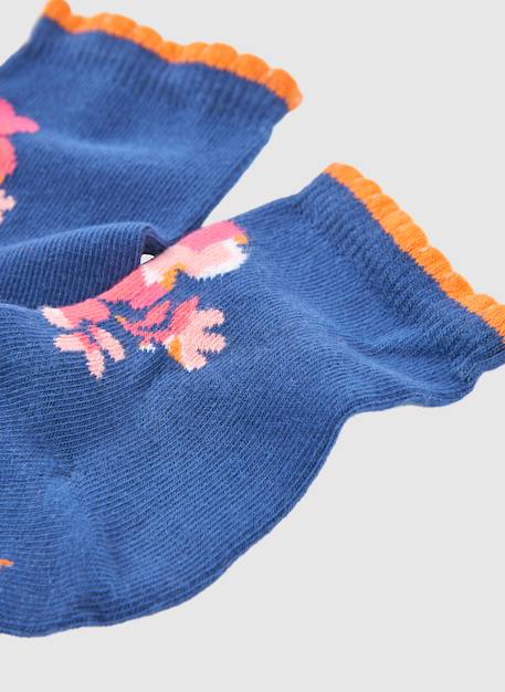 Lot de chaussettes en coton Rose 3 - vertbaudet enfant 