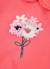 Sweat-shirt fille imprimé fleurs Pink 4 - vertbaudet enfant 