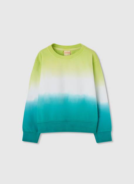 Sweat pour fille Bleu 3 - vertbaudet enfant 