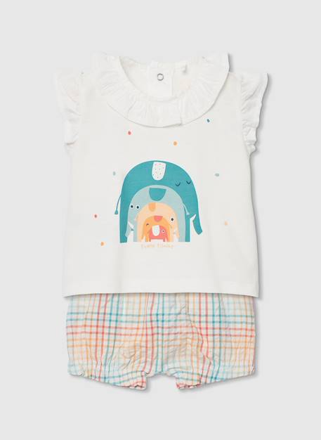 Ensemble bébé coton Blanc 3 - vertbaudet enfant 