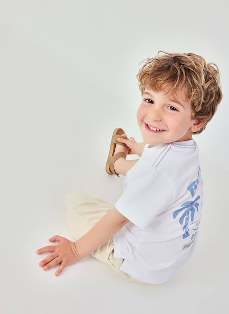 T-shirt enfant coton Blanc 1 - vertbaudet enfant 