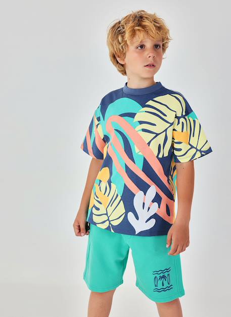 Short garçon Vert 1 - vertbaudet enfant 
