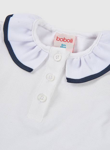 Robe bébé à rayures Blanc 4 - vertbaudet enfant 