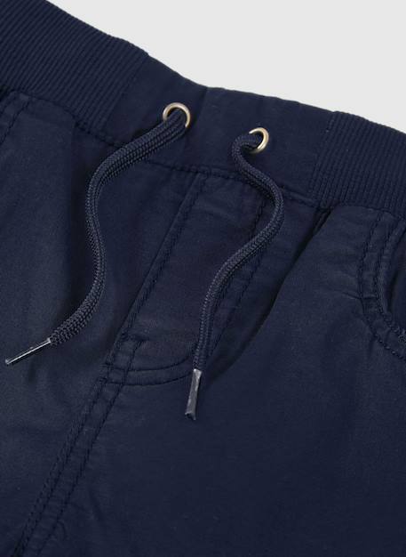 Bermuda garçon en garbadine Bleu 4 - vertbaudet enfant 
