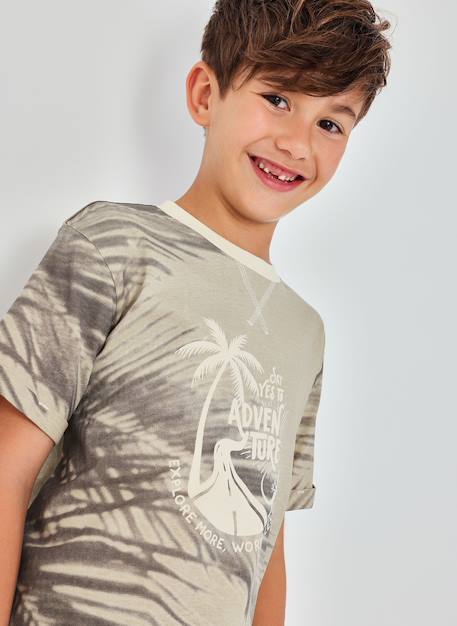 T-shirt enfant coton brut Marron 1 - vertbaudet enfant 