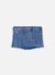 Jupe en denim avec boutons Bleu 3 - vertbaudet enfant 
