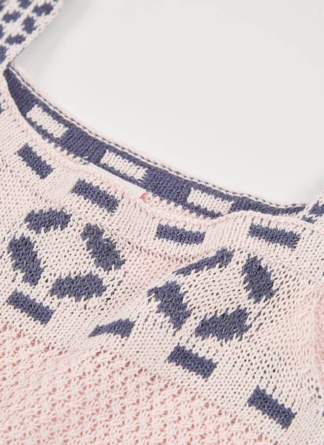 Top en coton Rose 4 - vertbaudet enfant 