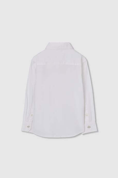 Chemise oxford garçon Blanc 2 - vertbaudet enfant 