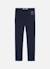 Legging fille en maille avec noeud Bleu 1 - vertbaudet enfant 