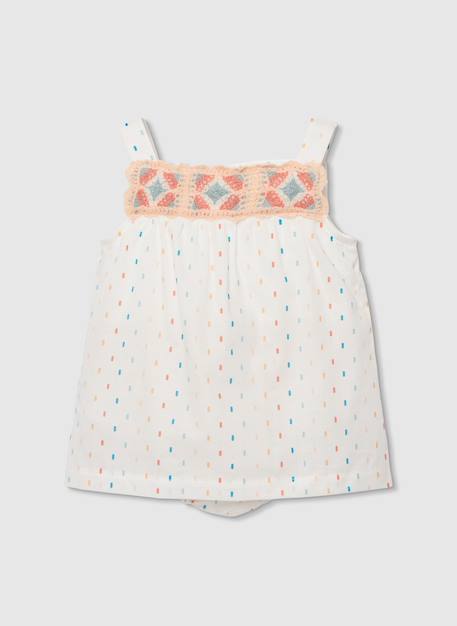 Robe bébé Blanc 2 - vertbaudet enfant 