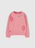 Sweat-shirt fille en coton Orange 3 - vertbaudet enfant 