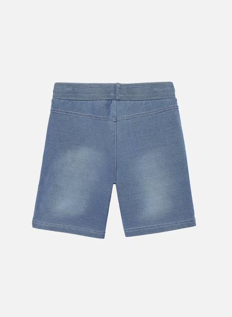 Short garçon tricot avec cordon de serrage Bleu 2 - vertbaudet enfant 