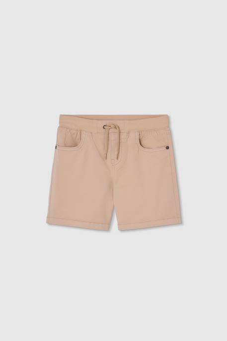Bermuda garçon en coton Marron 2 - vertbaudet enfant 
