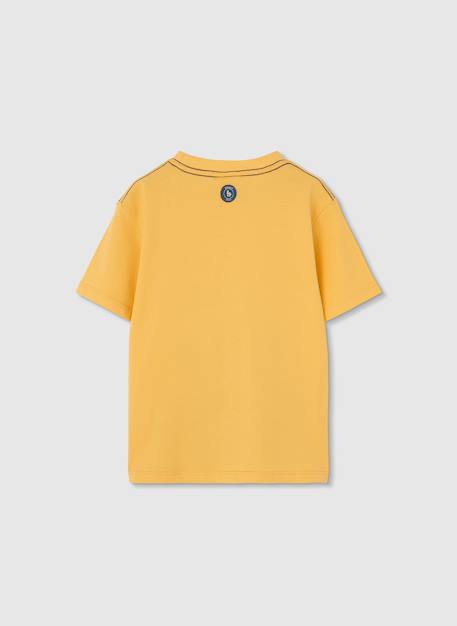 T-shirt enfant coton rayée Jaune 4 - vertbaudet enfant 