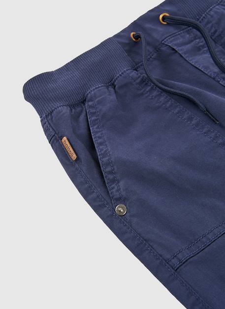 Pantalon garçon en coton Bleu 3 - vertbaudet enfant 