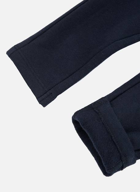 Pantalon en molleton Bleu 4 - vertbaudet enfant 