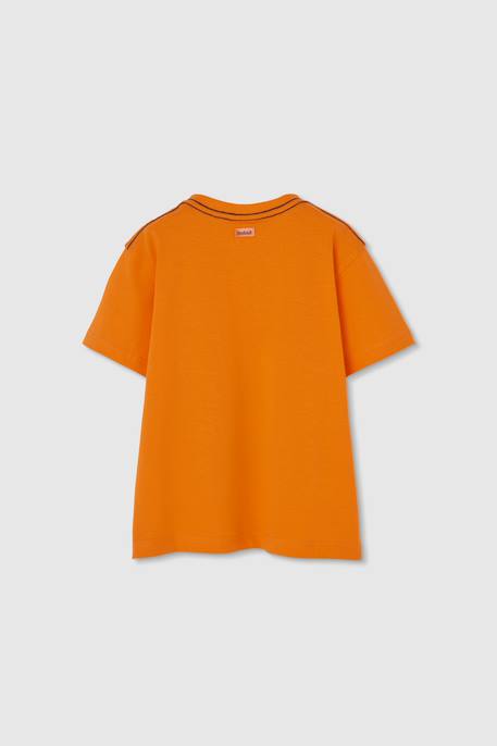 T-shirt enfant coton imprimé Orange 3 - vertbaudet enfant 