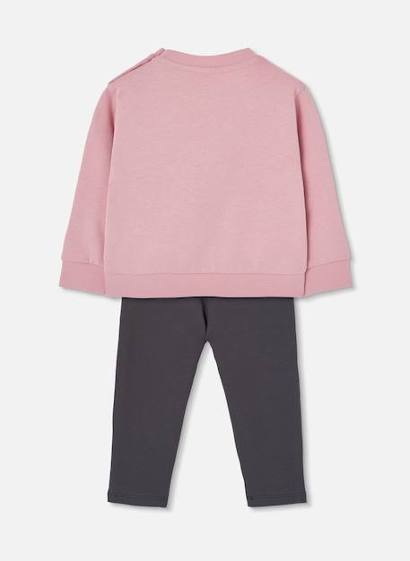 Ensemble fille en maille imprimé fleurs Pink 4 - vertbaudet enfant 