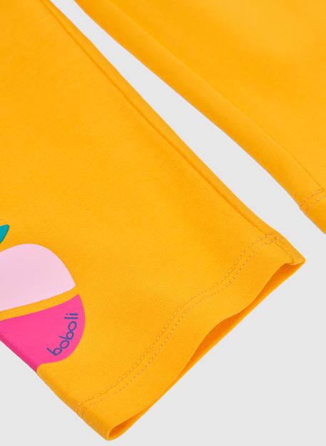 Leggings capri coton Jaune 4 - vertbaudet enfant 