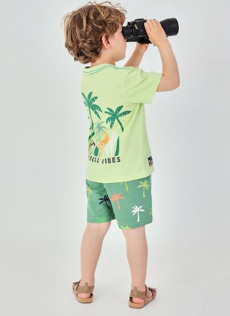 T-shirt enfant coton Vert 2 - vertbaudet enfant 
