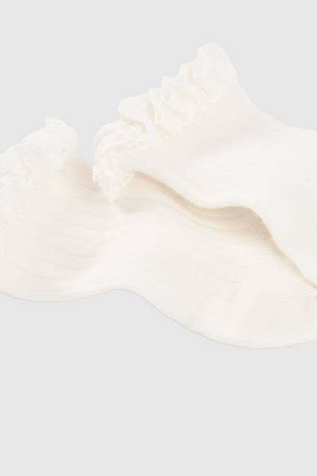 Lot de chaussettes en coton Blanc 4 - vertbaudet enfant 