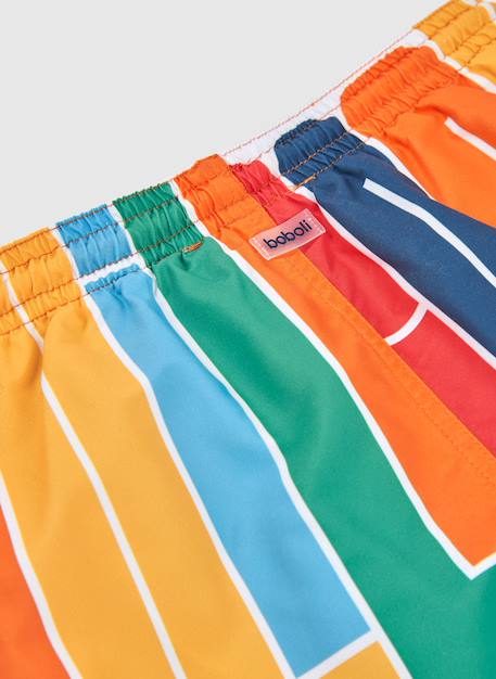 Maillot de bain enfant en tissu recyclé avec imprimé Orange 4 - vertbaudet enfant 