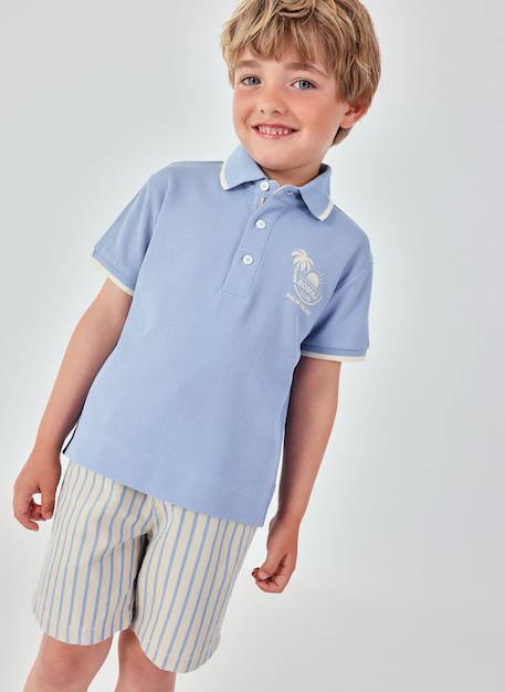 Polo enfant Bleu 1 - vertbaudet enfant 