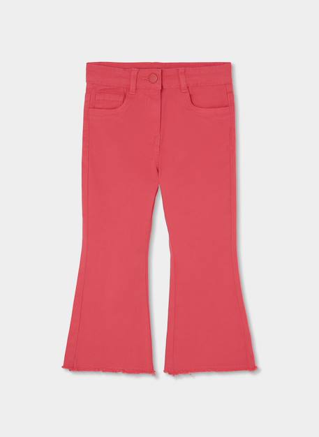 Pantalon fille en coton Rose 2 - vertbaudet enfant 