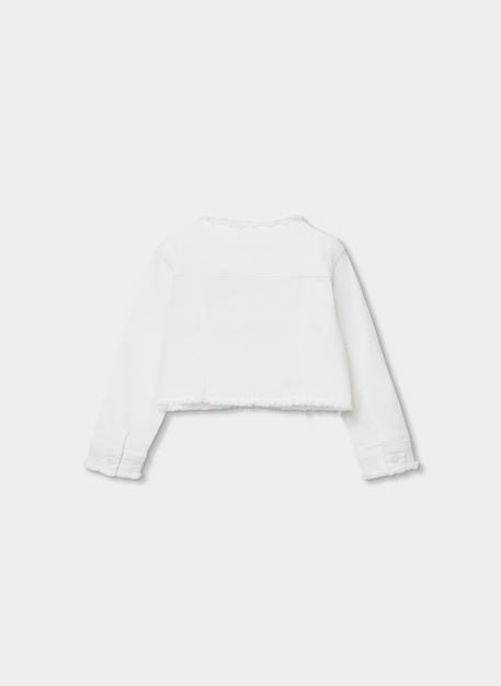 Veste coton Blanc 3 - vertbaudet enfant 