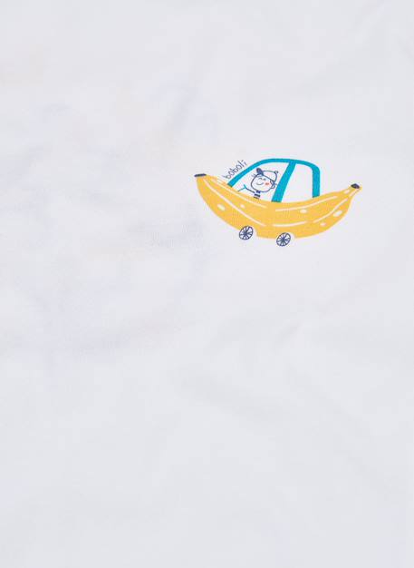 T-shirt bébé en maille de coton Blanc 4 - vertbaudet enfant 