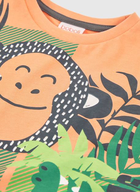 T-shirt en maille de coton garçon Orange 3 - vertbaudet enfant 