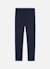 Legging fille en maille avec noeud Bleu 2 - vertbaudet enfant 