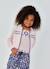 Gilet en maille pour fille Rose 1 - vertbaudet enfant 