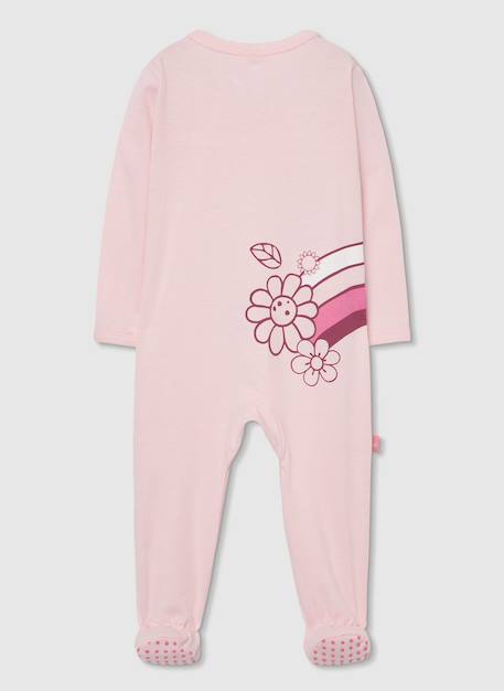 Pyjama bébé en coton Rose 3 - vertbaudet enfant 