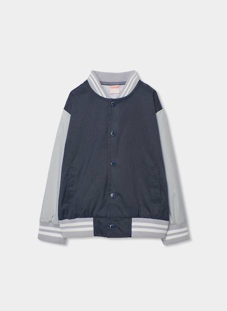 Blouson aviateur enfant tissu technique Gris 2 - vertbaudet enfant 